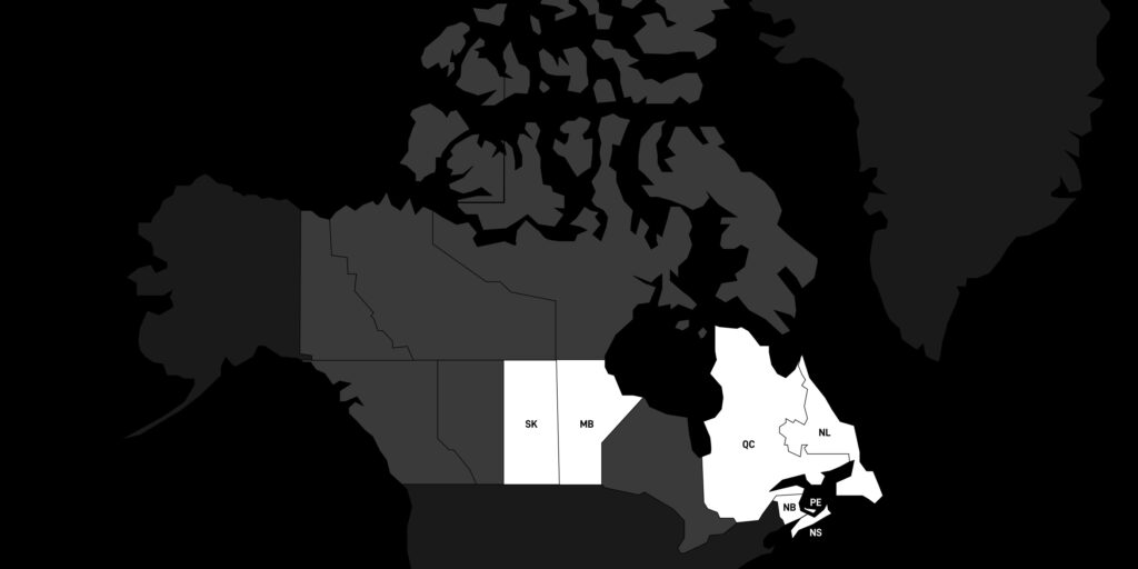 Regional Savings areas in Canada